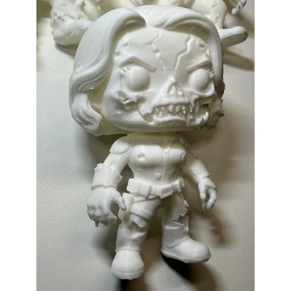 Marvel Custom 3D Printed Figures Pop Zombie Inspired Hulk Spider-Man 3-4 Inch
